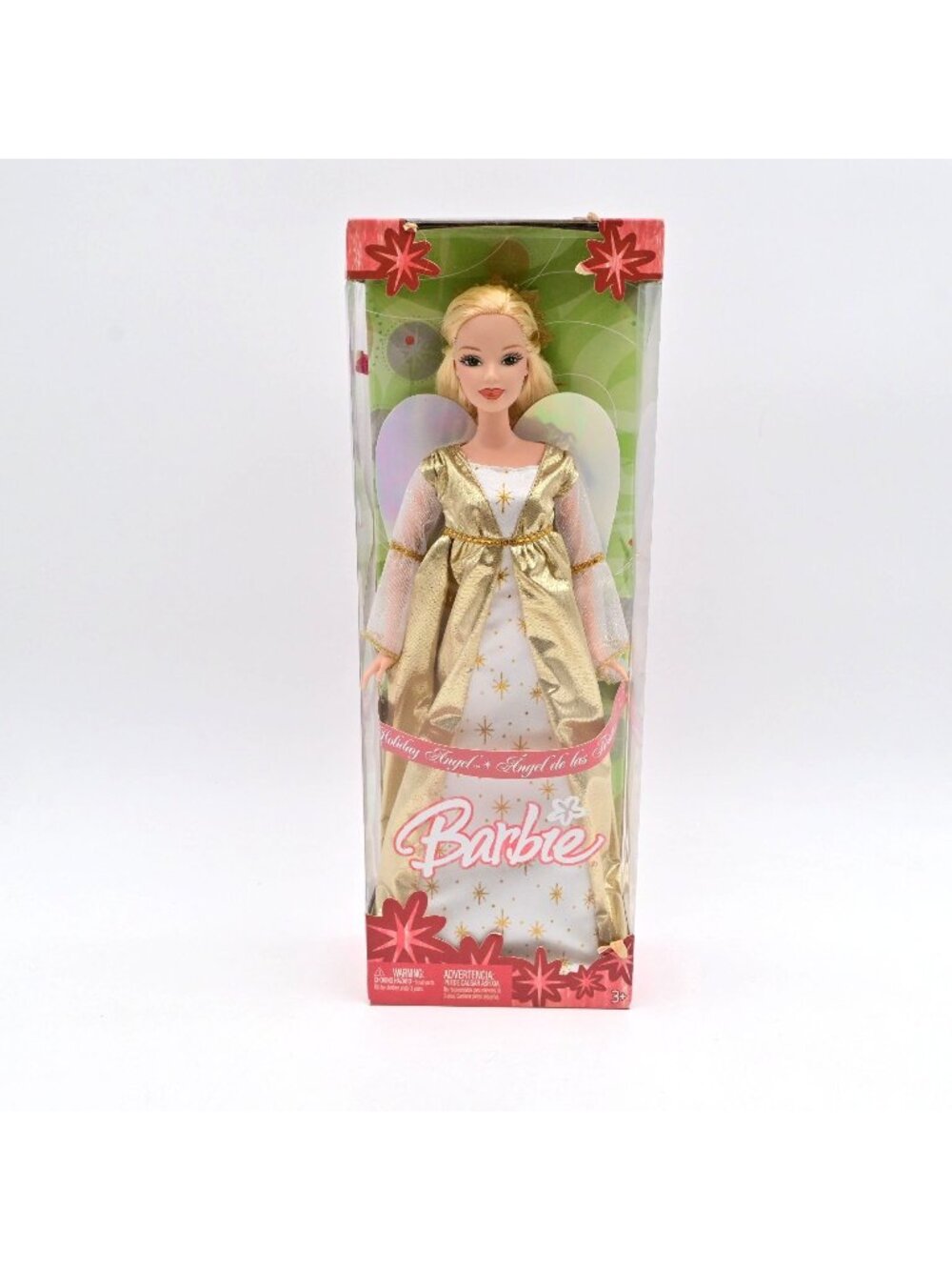 Holiday Angel Barbie Doll Gold & White Outfit Vintage 2005 New In Box